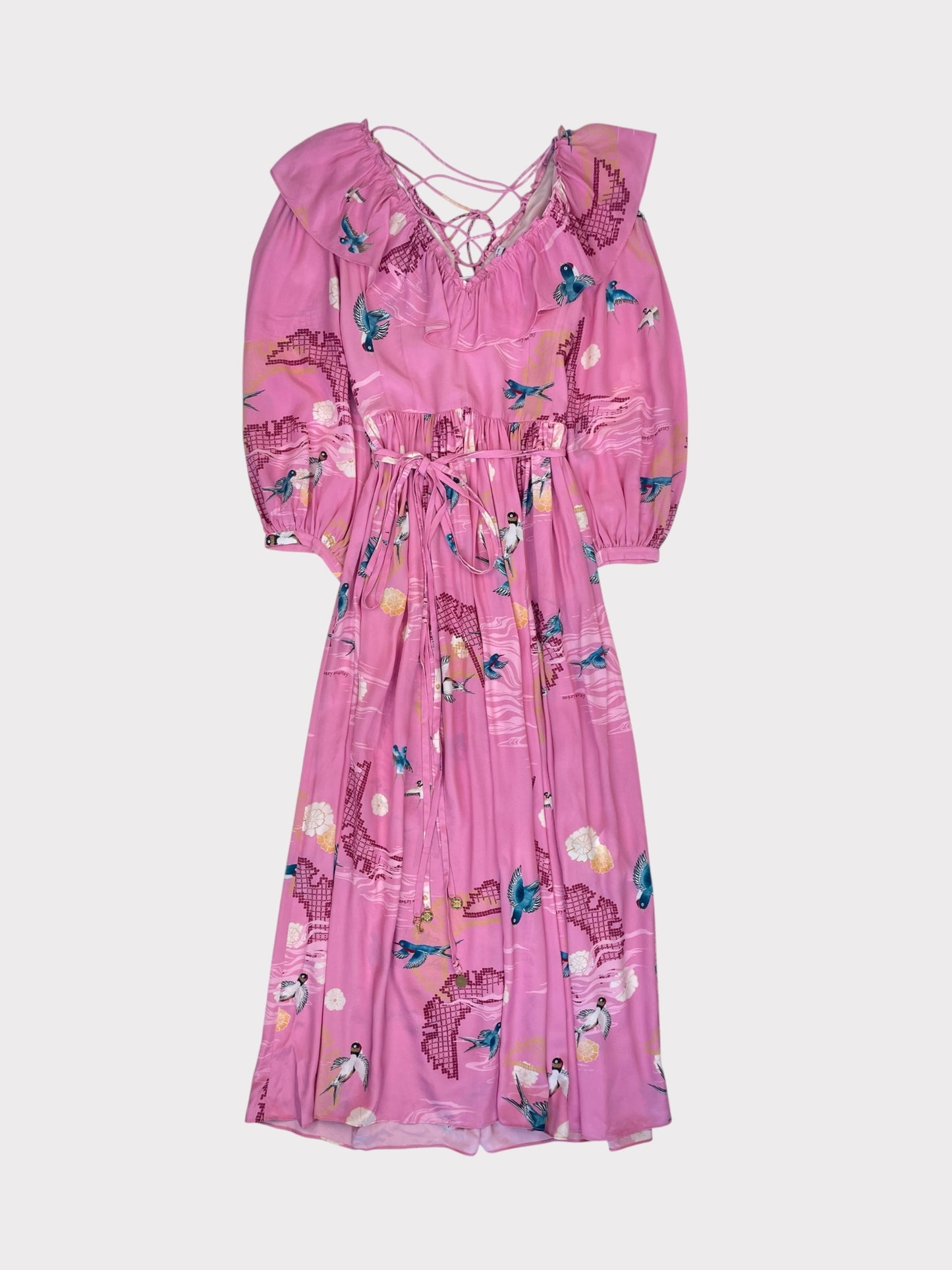 Hayley Menzies Silk Dress, Size S. Fits a 8 or 10 fine