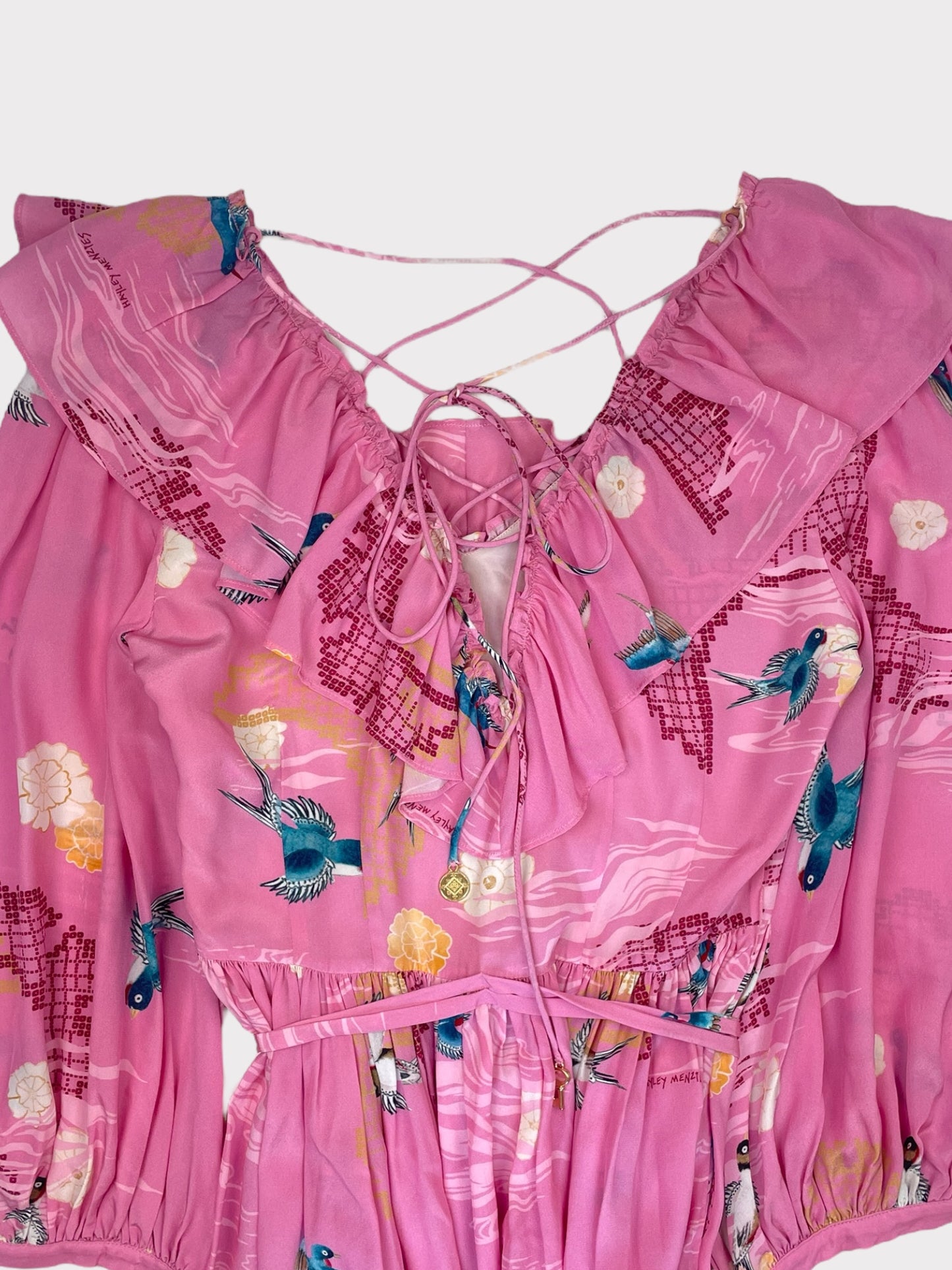 Hayley Menzies Silk Dress, Size S. Fits a 8 or 10 fine