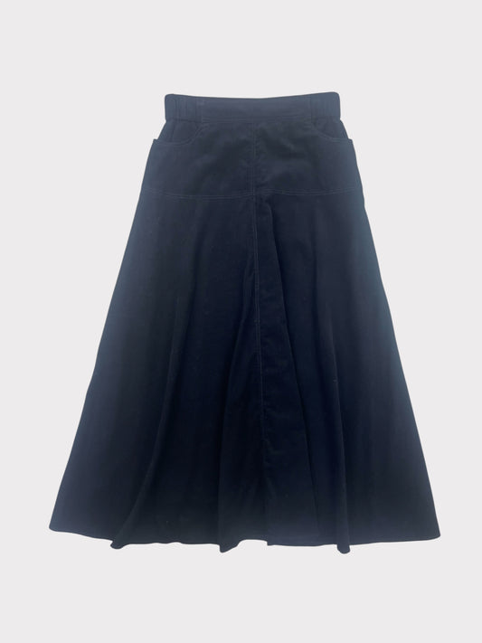 Cefinn Navy Cord Skirt, Size 10