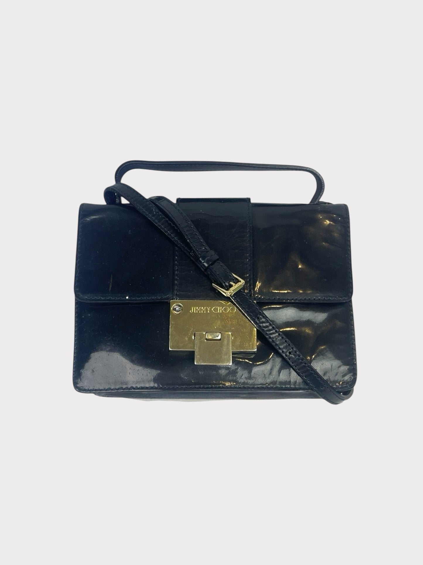 Jimmy Choo Dark Navy Patent Bag