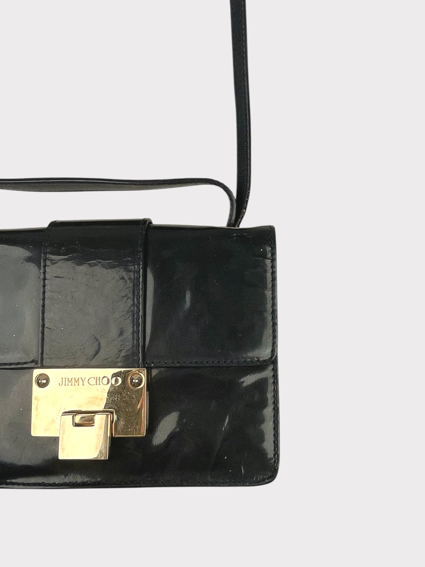 Jimmy Choo Dark Navy Patent Bag