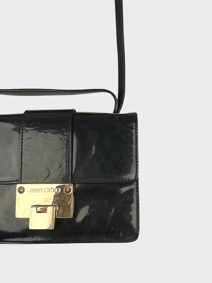 Jimmy Choo Dark Navy Patent Bag