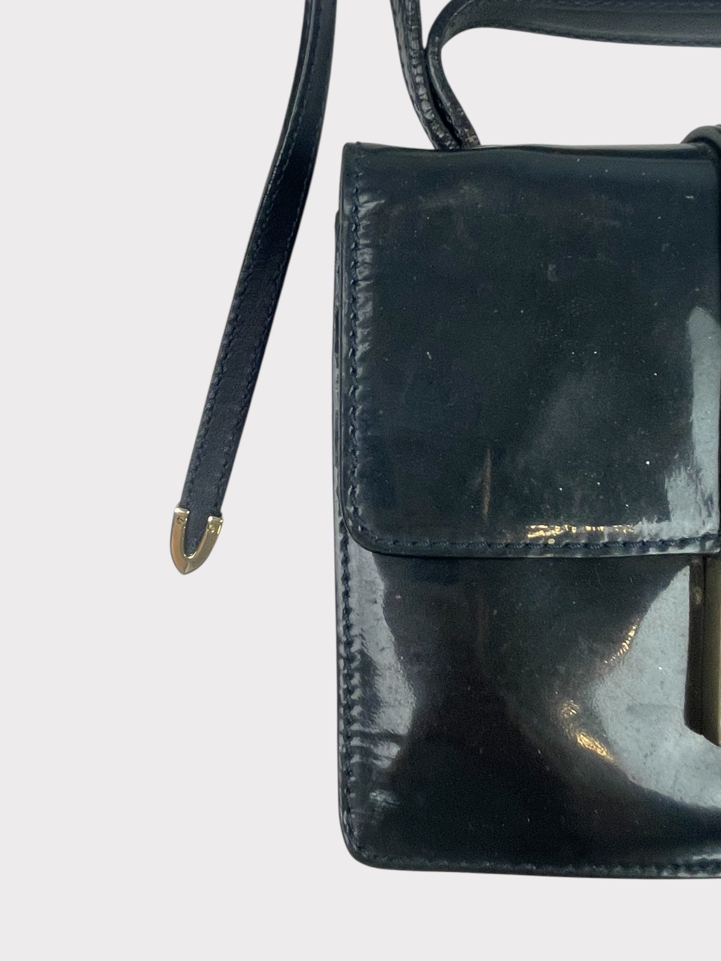 Jimmy Choo Dark Navy Patent Bag