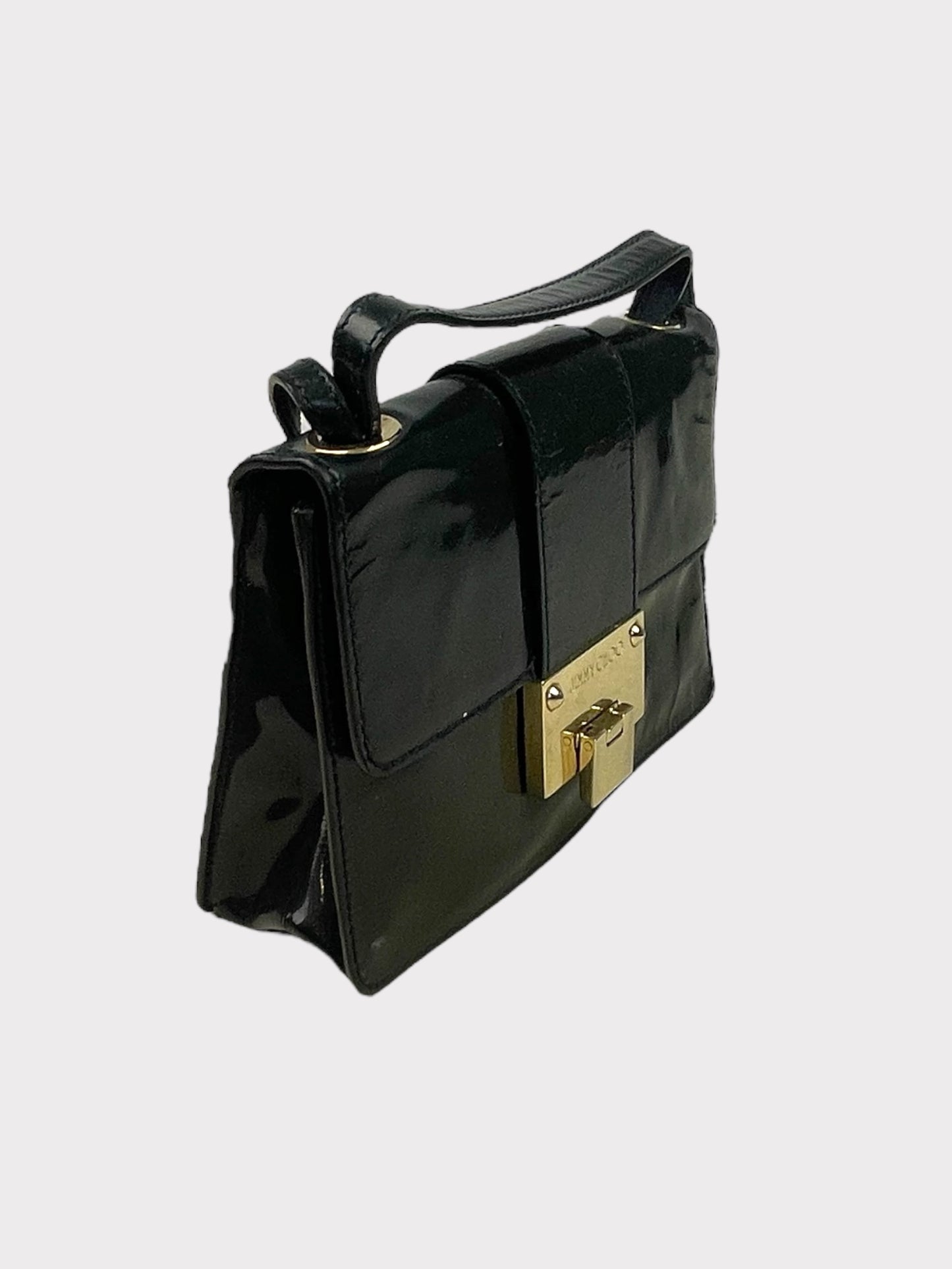 Jimmy Choo Dark Navy Patent Bag