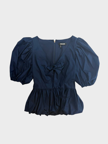 Rotate Navy Top, Size XS