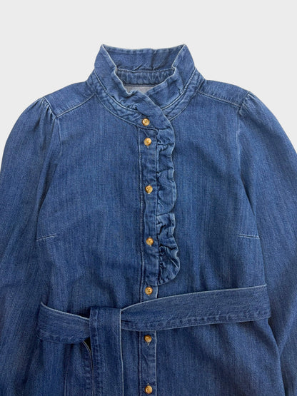 Sezane Denim Shirt, Size 36
