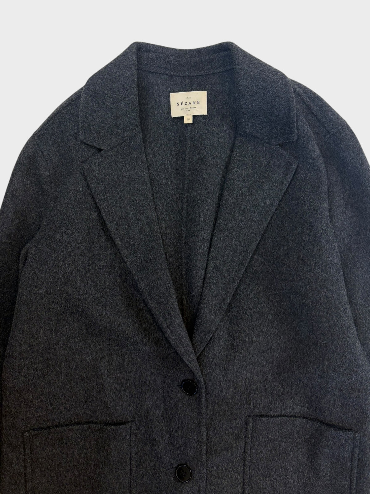 Sezane Wool Jacket, Size 38