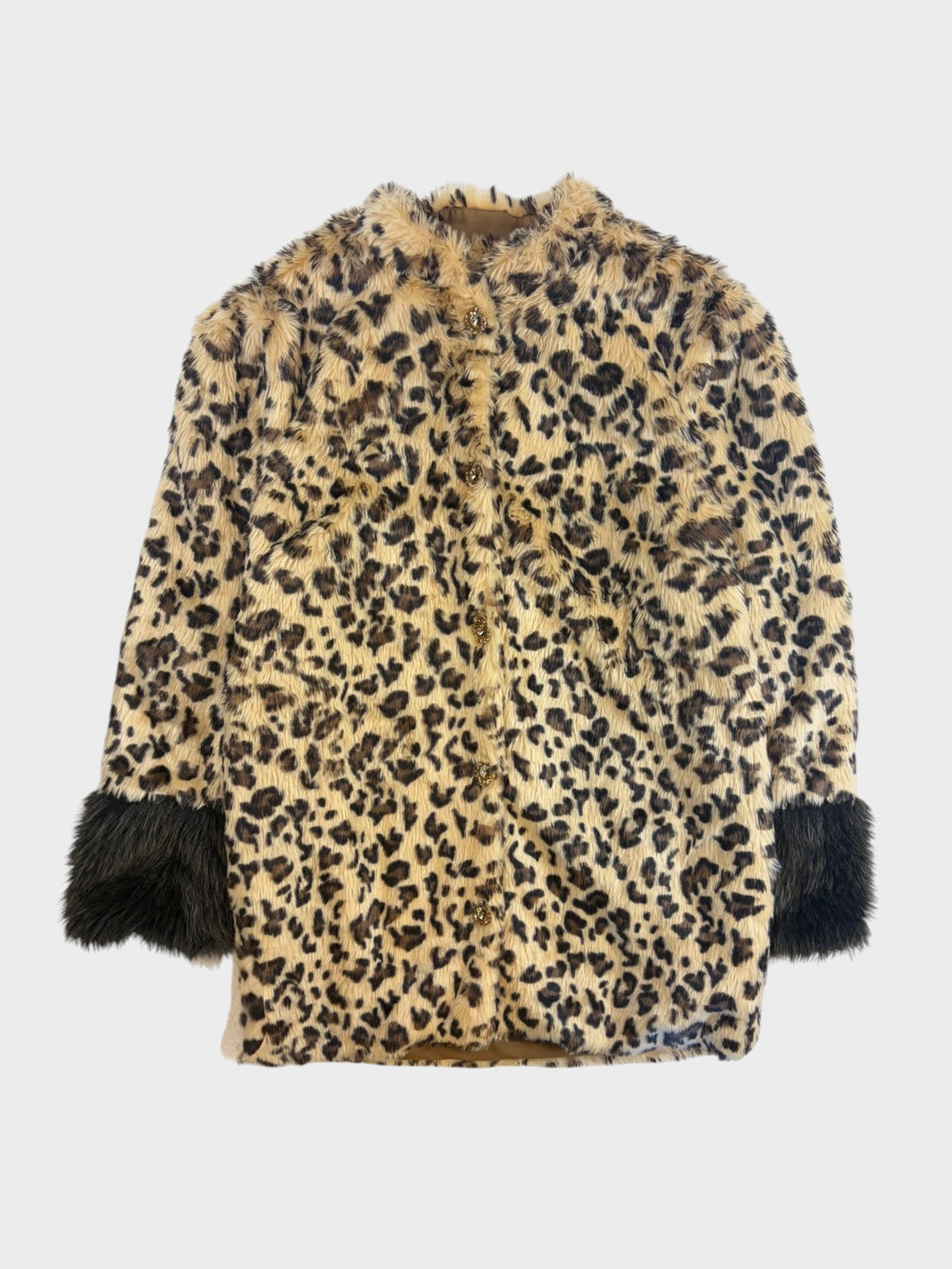 Sister Jane Faux Fur Jacket, Size S.