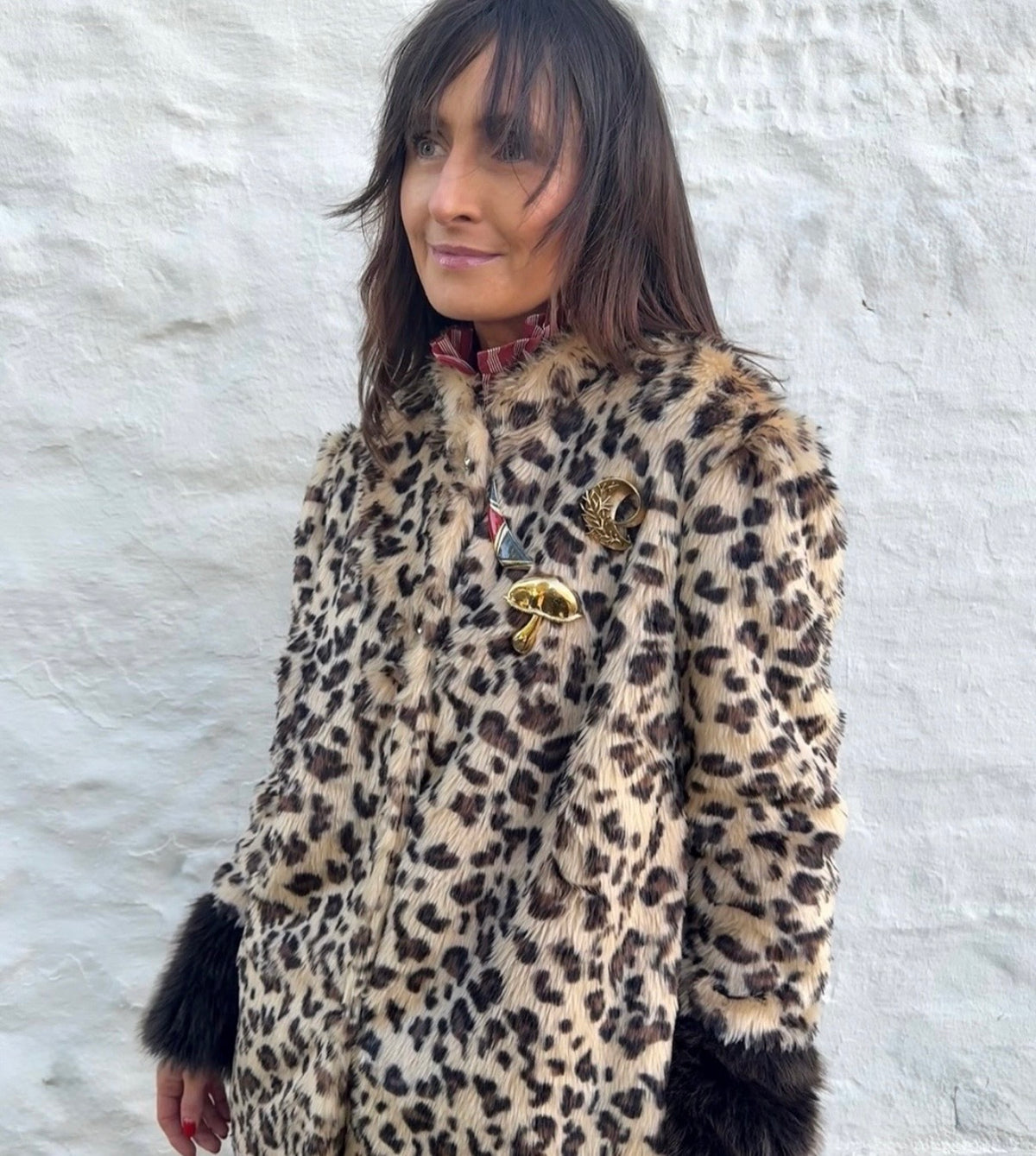 Sister Jane Faux Fur Jacket, Size S.