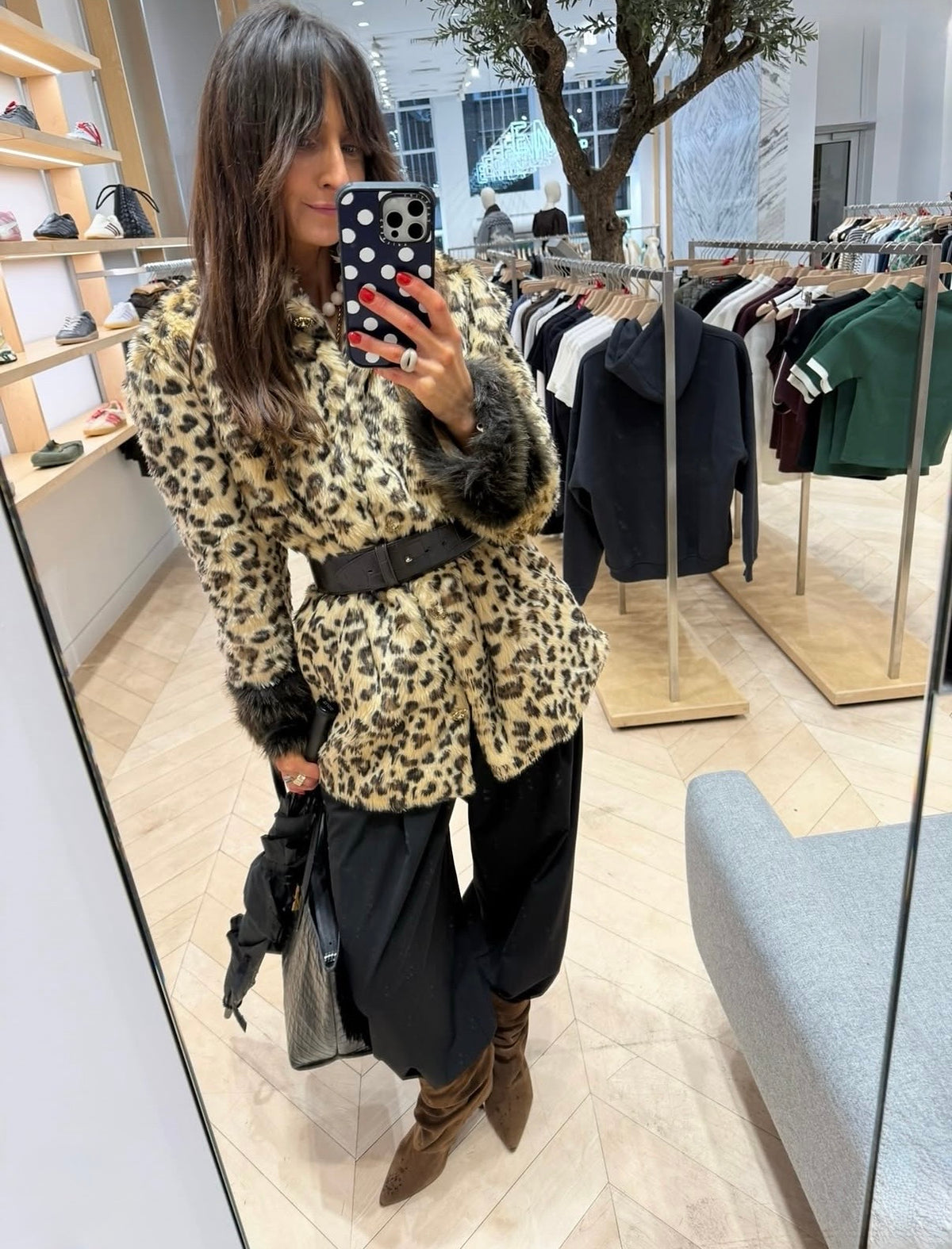 Sister Jane Faux Fur Jacket, Size S.