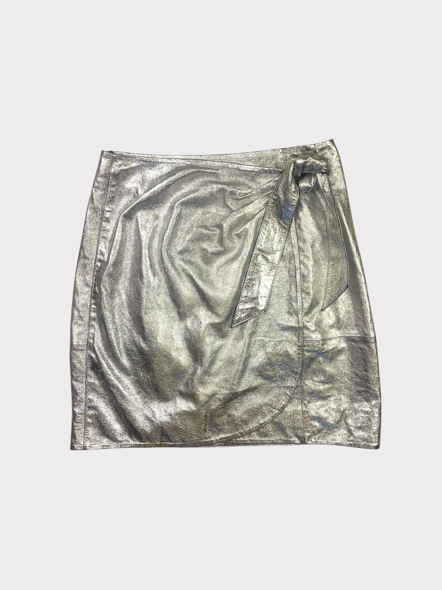 Sezane Leather Skirt, Size 34