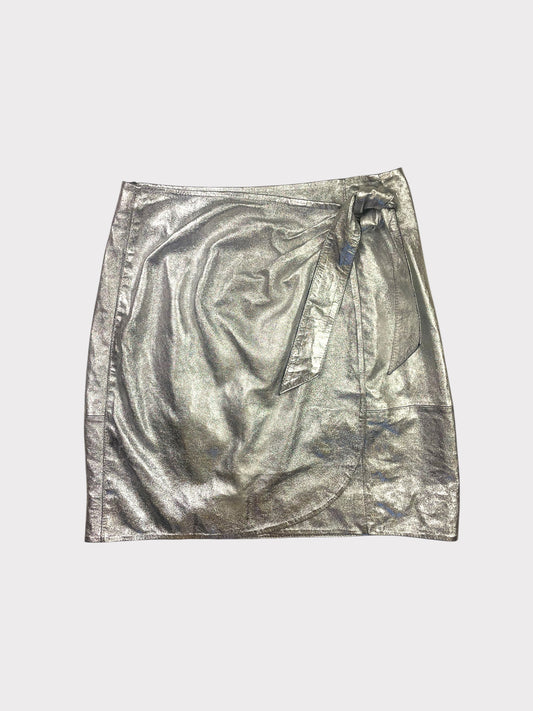 Sezane Leather Skirt, Size 34