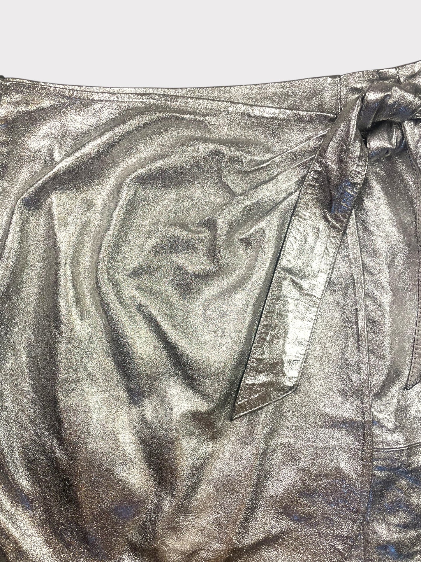 Sezane Leather Skirt, Size 34