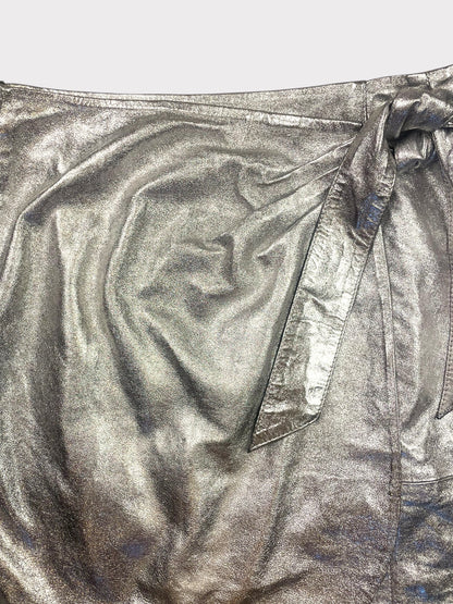 Sezane Leather Skirt, Size 34