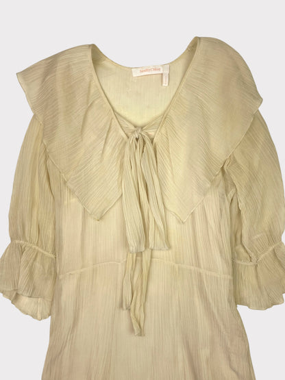 See By Chloe Cotton and Silk Dress, Size 34