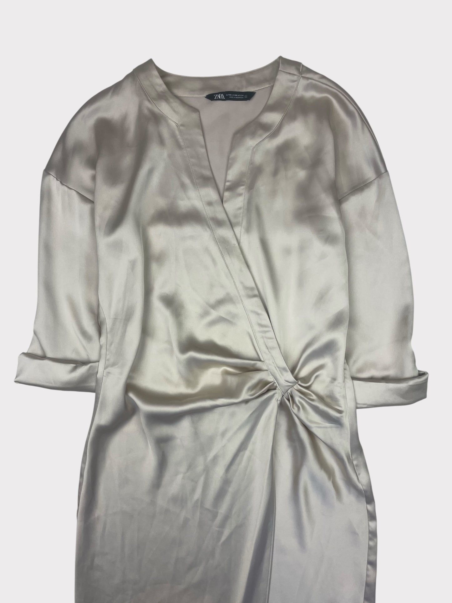 Zara Satin Dress, Size XS