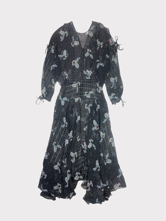 Preen Silk Dress, Size XS