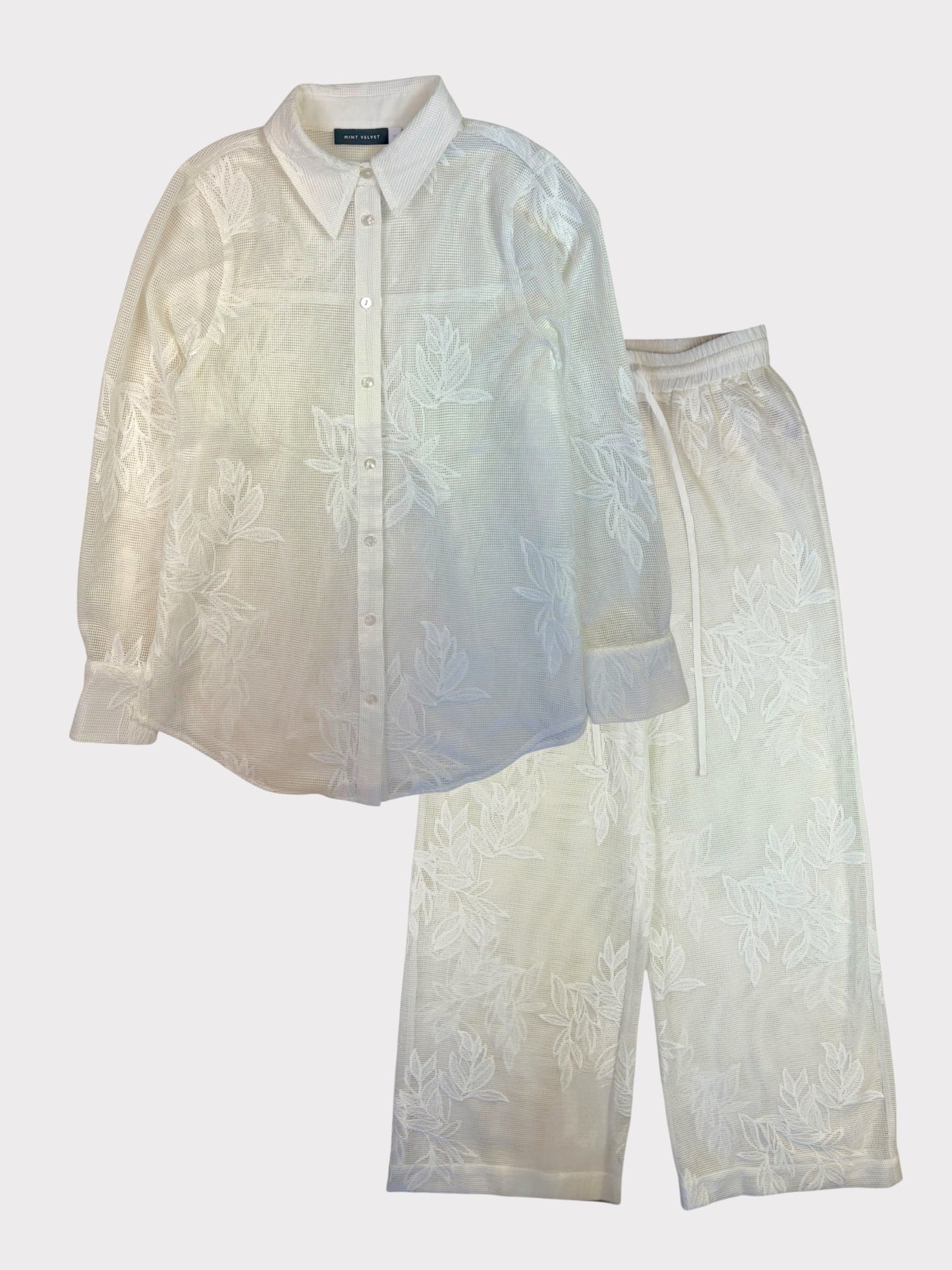 Mint Velvet Co-ord, Size XS Top, Size S Reg Trousers