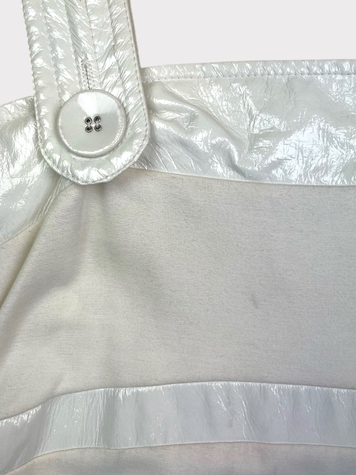 Retro White Mini Dress, would fit a size 10