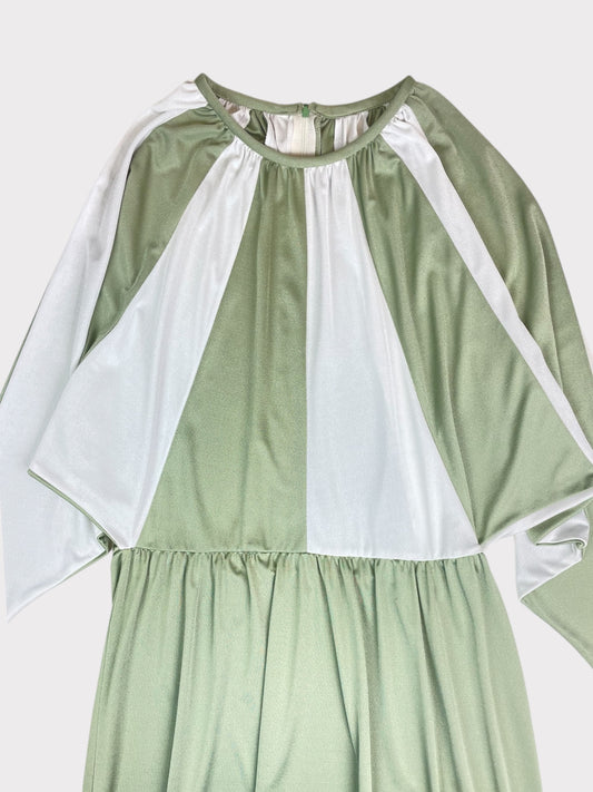Vintage Paneled Maxi Dress, fits a size 12