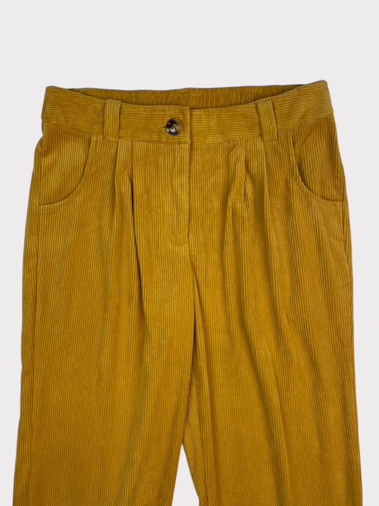 Yellow Cord Trousers, Size S