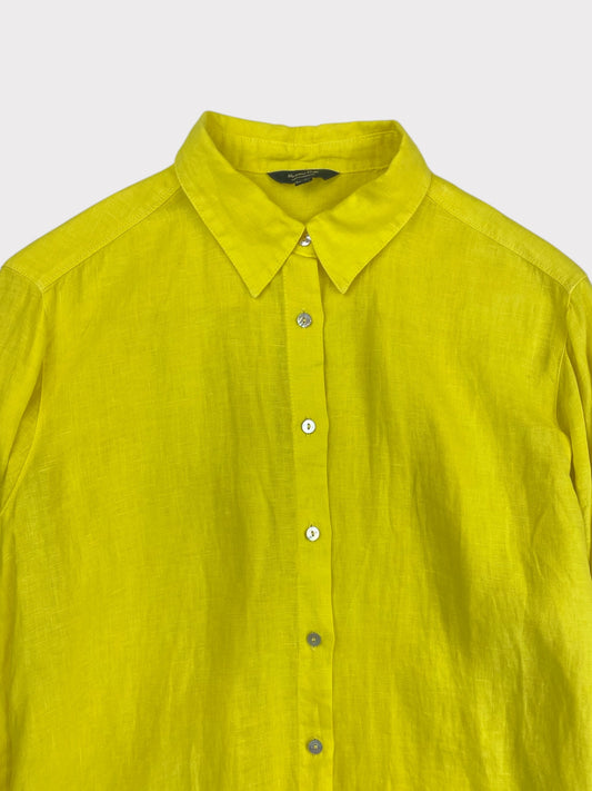 Massimo Dutti Linen Shirt, Size 8