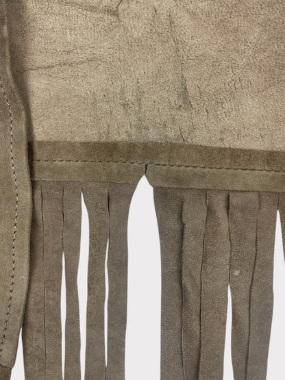 Miss June Suede Waistcoat, Size One Size