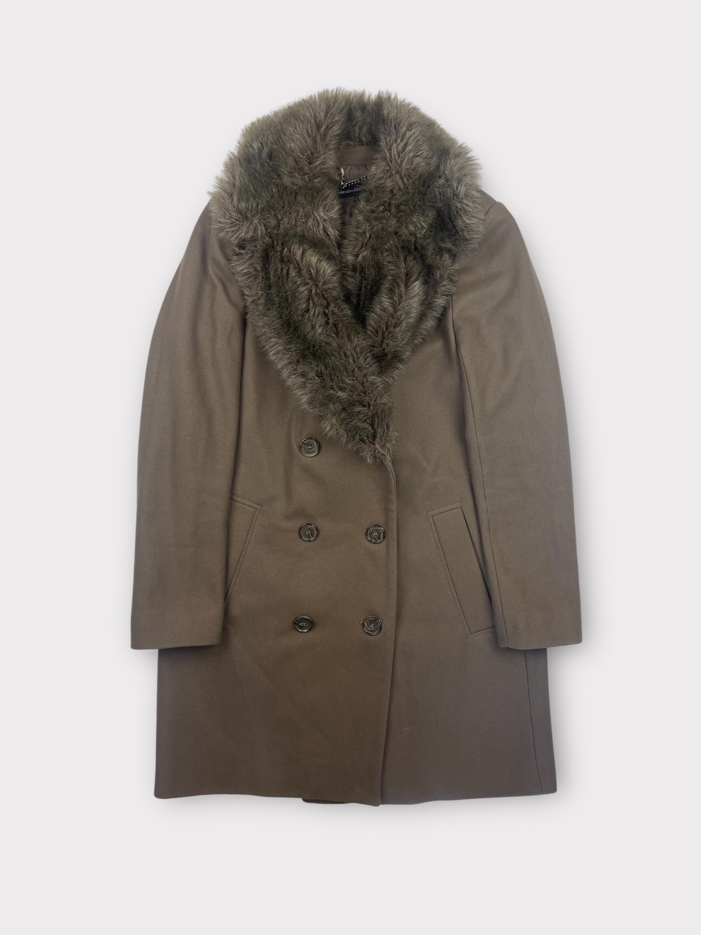 French Connection Cashmere mix Coat, Size 10