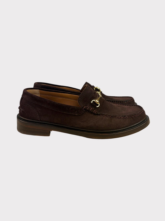 Bobbies Suede Loafers, Size 41