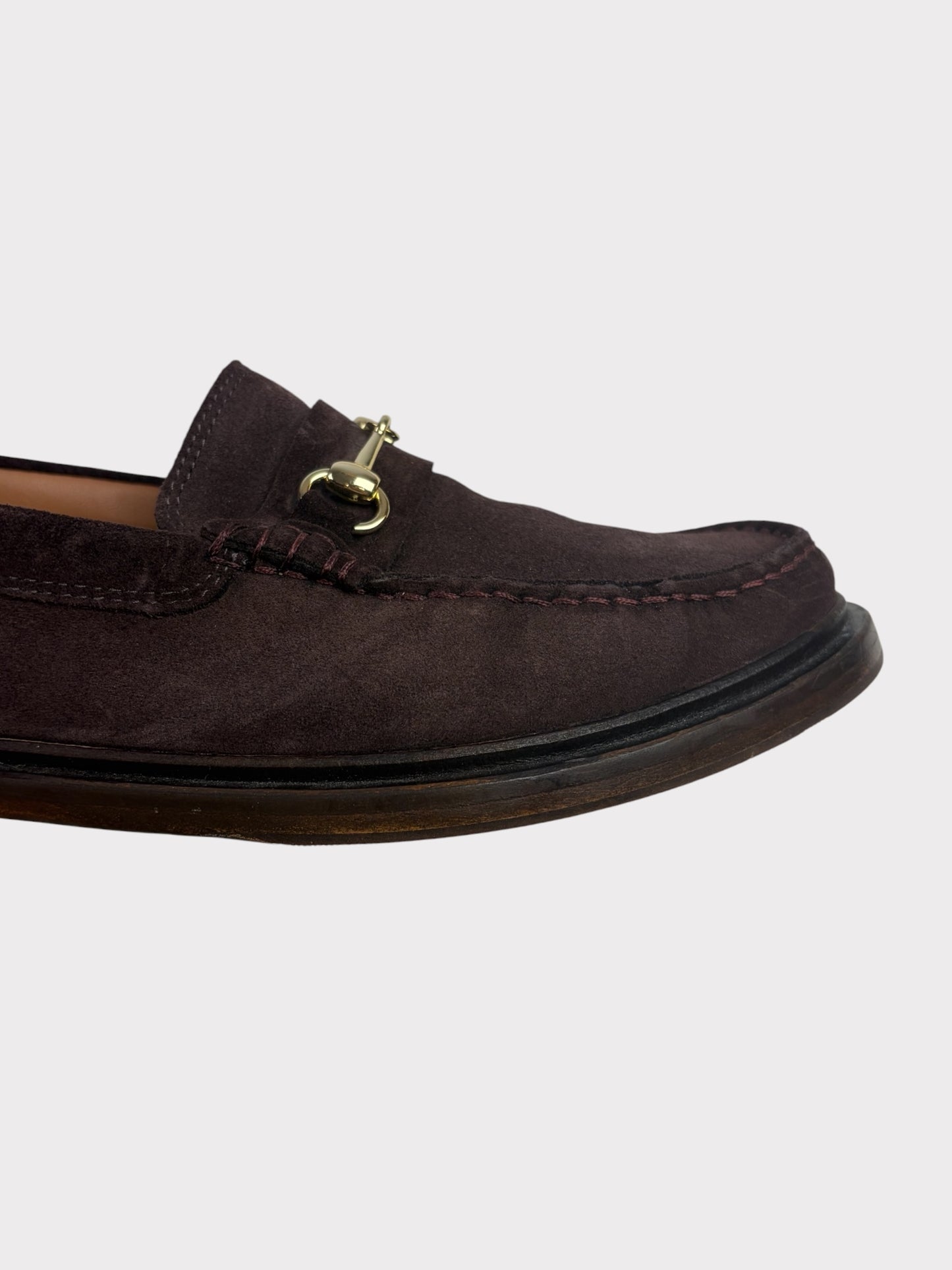 Bobbies Suede Loafers, Size 41