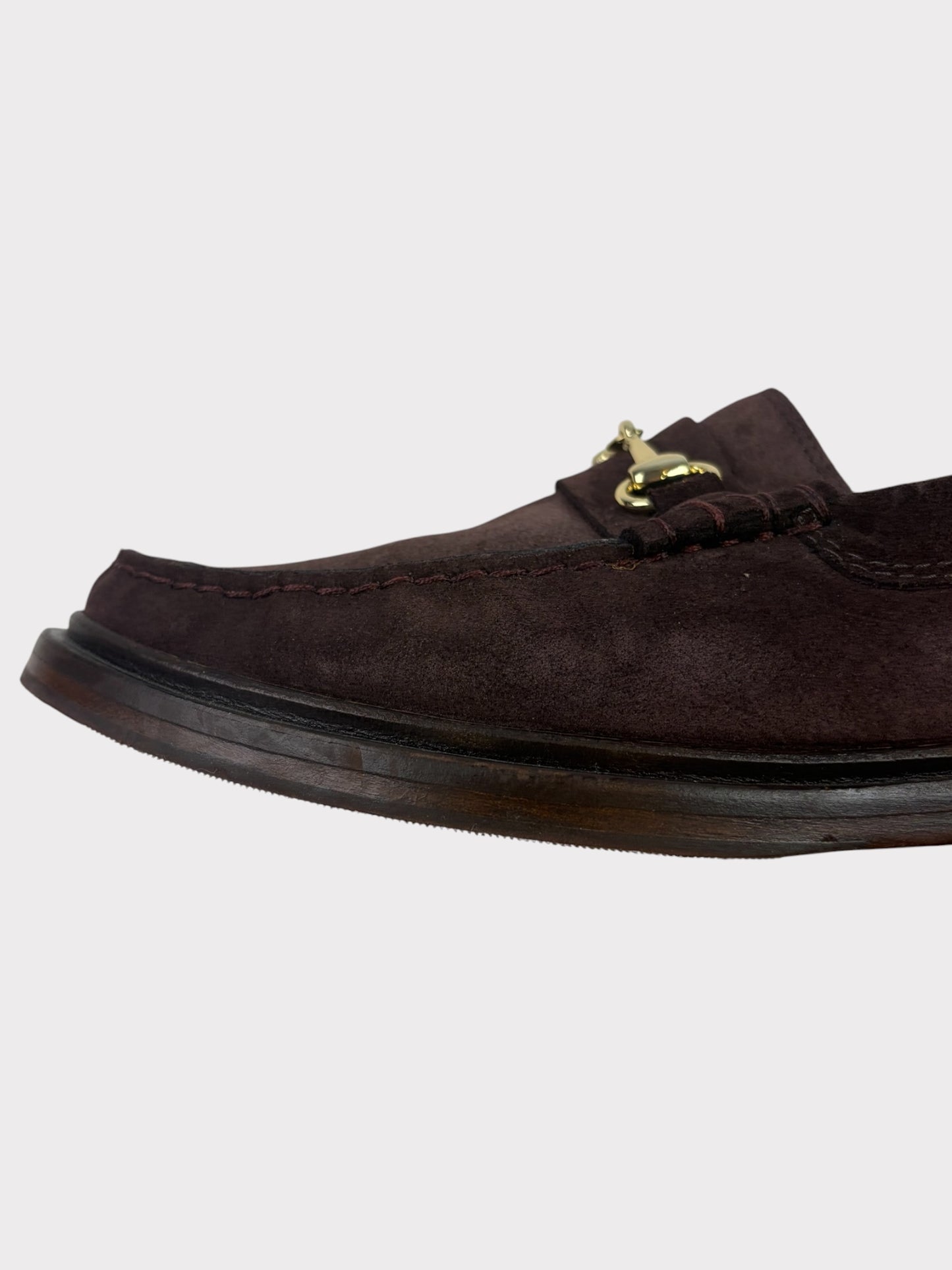 Bobbies Suede Loafers, Size 41