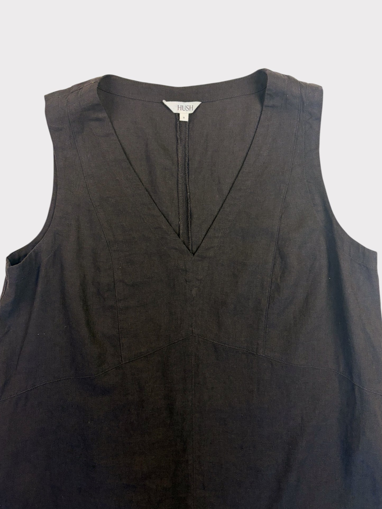 Hush Linen Co-ord, Size 10 Trousers, Size S Top