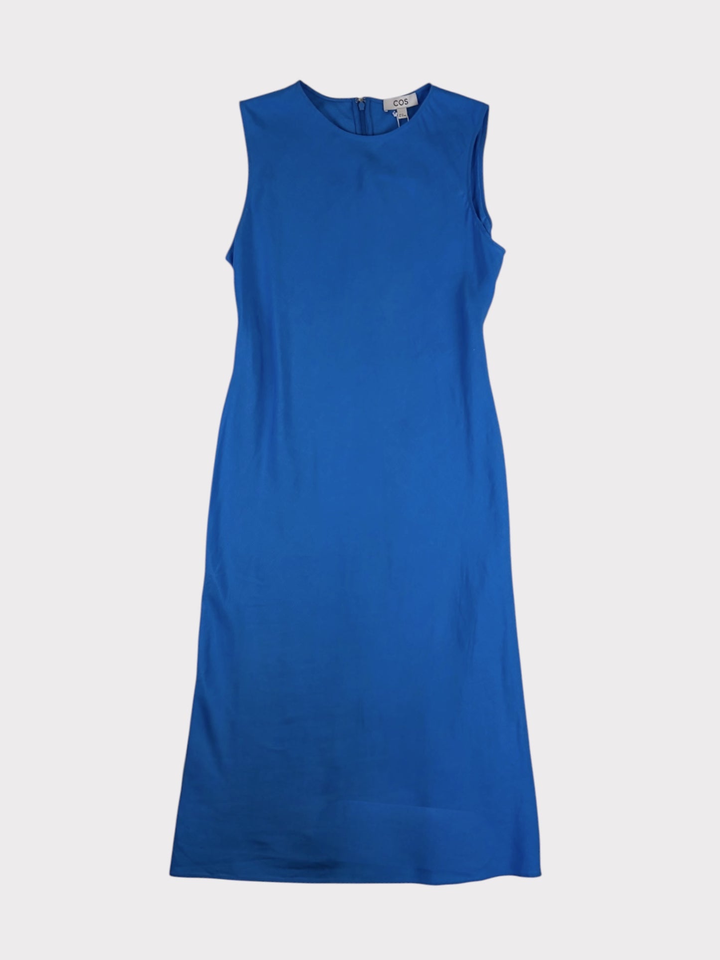 Cos Linen Blend Dress, BNWT, Size 42, fits a Size 12