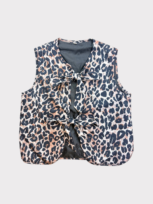 Animal Print Waistcoat, Size M