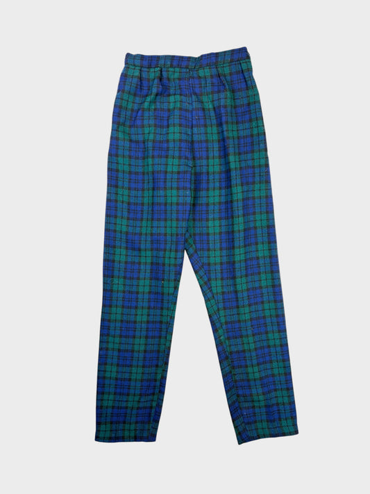 Vintage Tartan Trousers, Fit a size 8