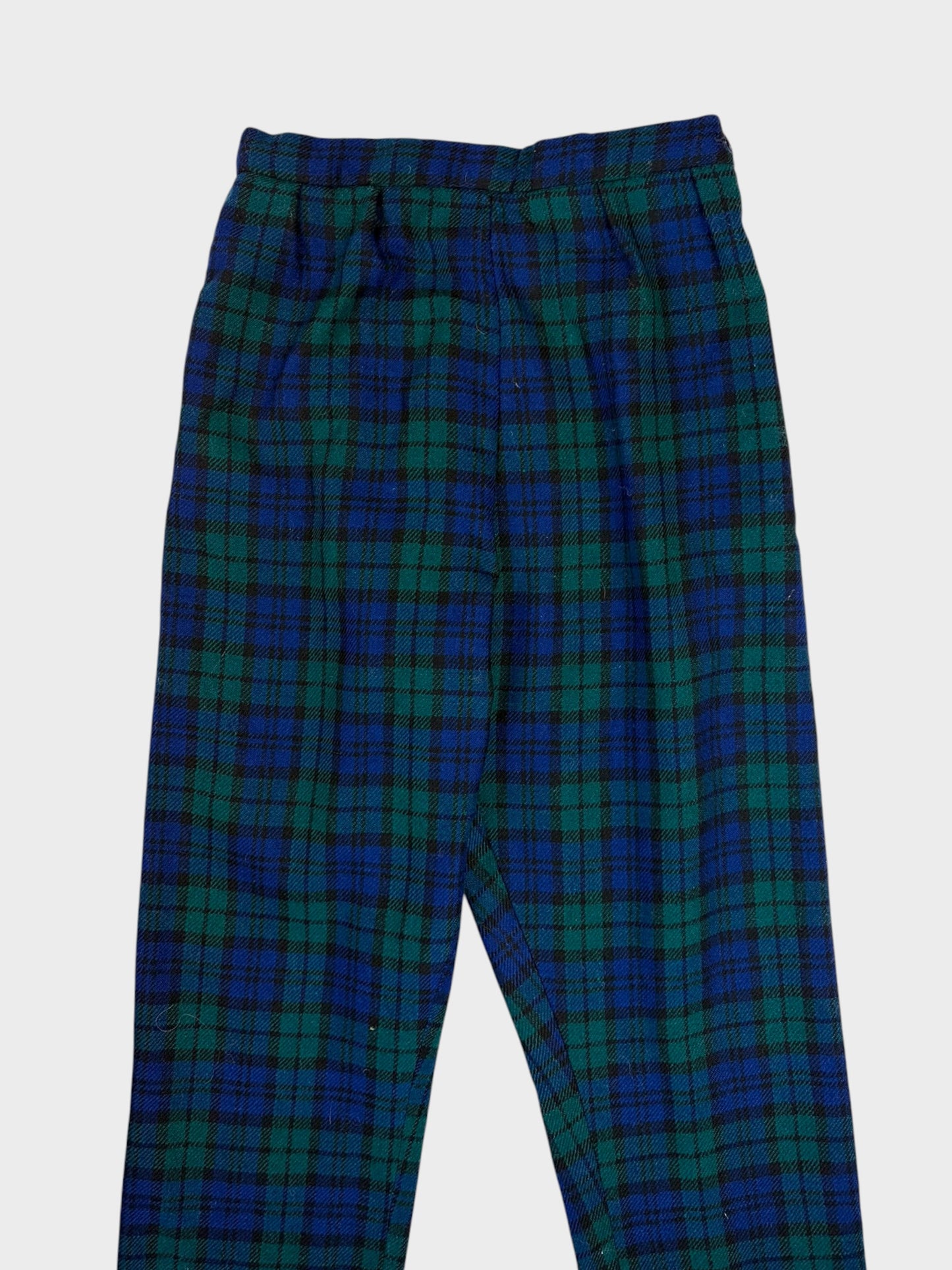 Vintage Tartan Trousers, Fit a size 8