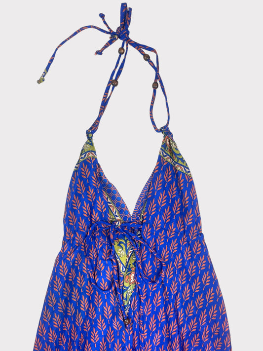 Moksha Ibiza Silk Dress, fits a size 8 or 10