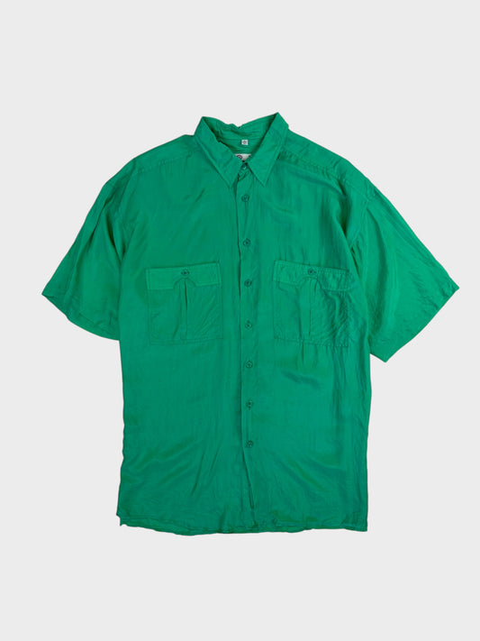 Vintage C&A Silk Shirt, Size L
