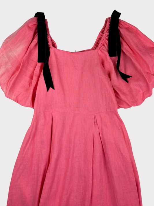 Risa Wonders Linen Dress, Size M