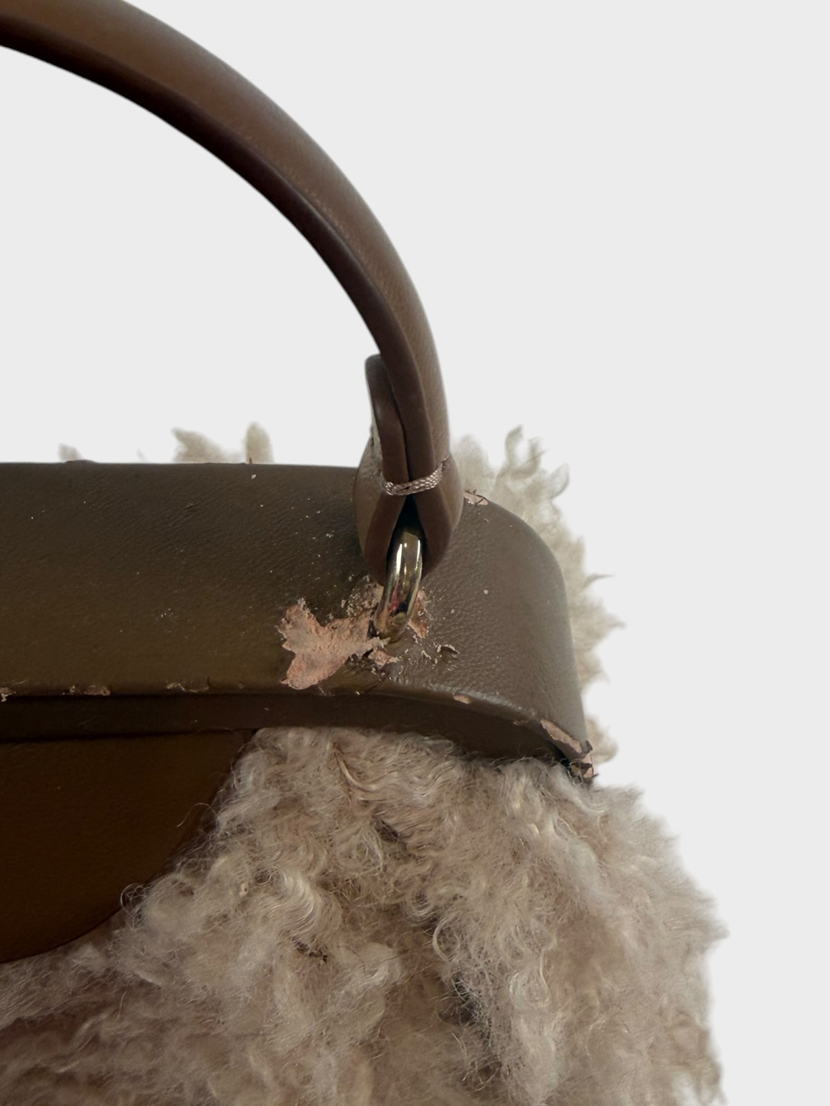 Zara Faux Sheepskin Bag