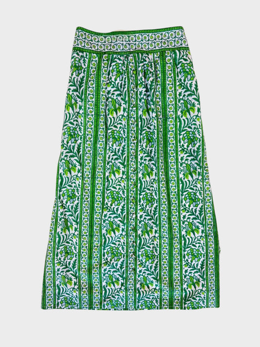 Pink City Prints Skirt, Size S