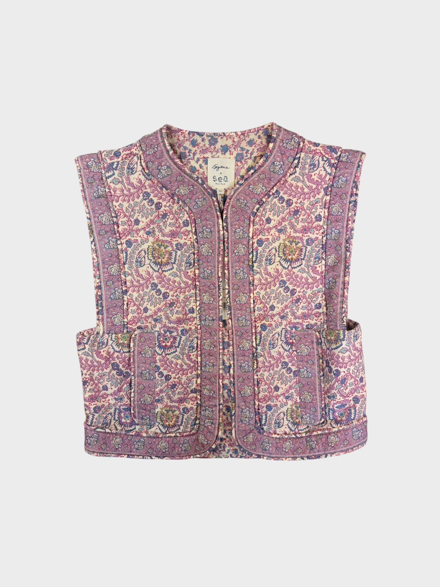 Sezane X Sea New York Waistcoat, Fits an 8 or 10 fine BNWT