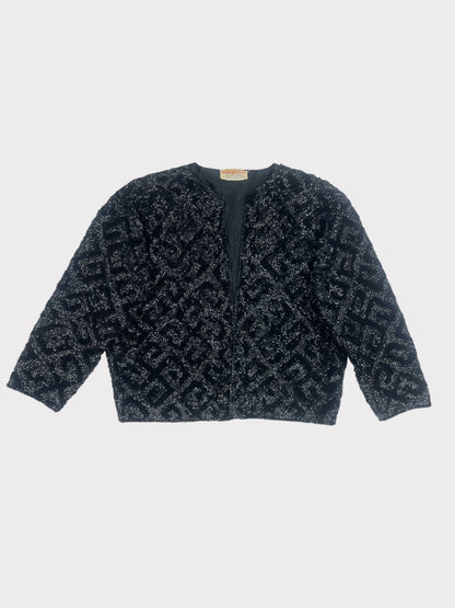 Vintage Embellished Jacket, Size 44. fits a 10 fine