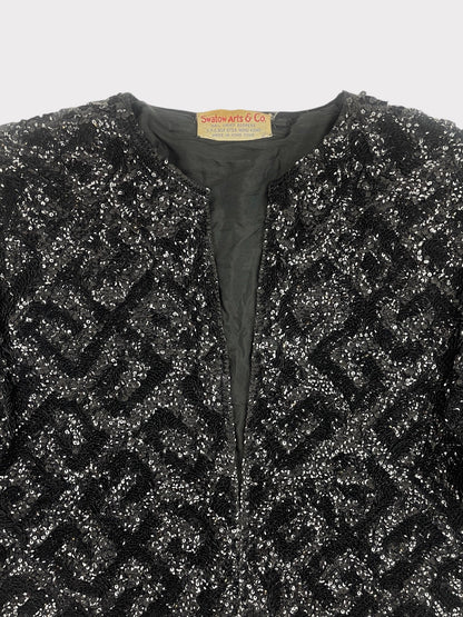Vintage Embellished Jacket, Size 44. fits a 10 fine