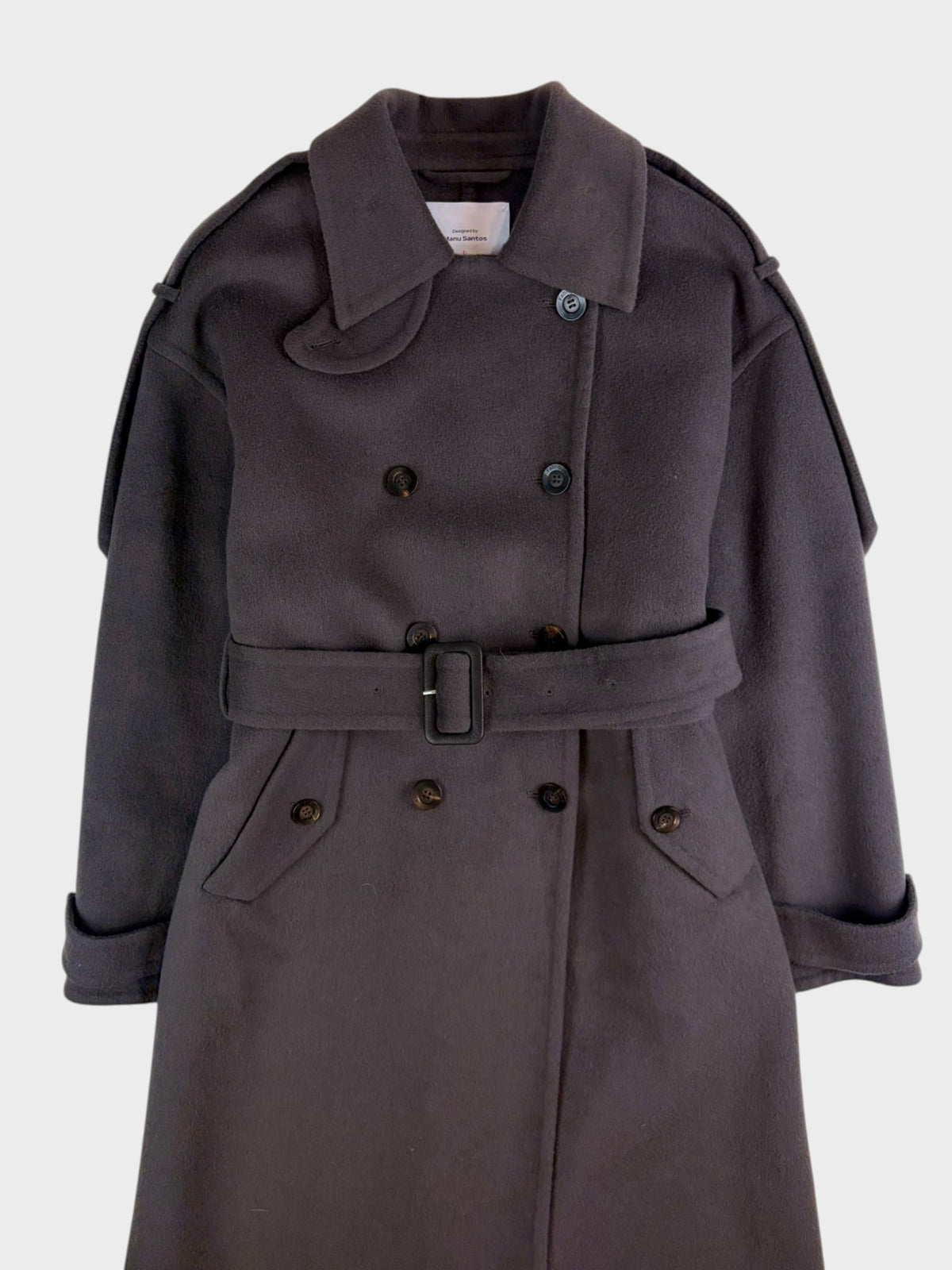 Fabrique Designed By Manu Santos Wool and Cashmere Coat, Size S. Fits a size 10 fine too