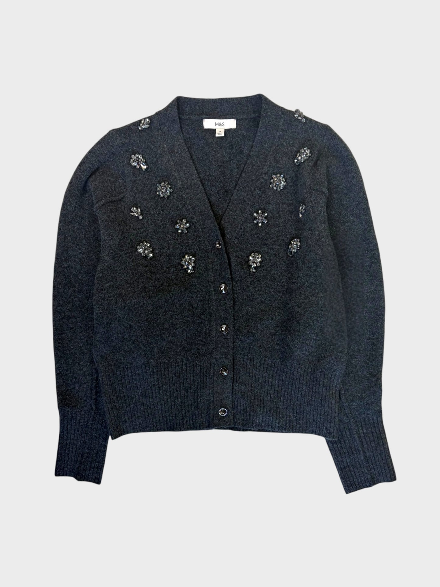 M&S Embellished Cardigan, Size M