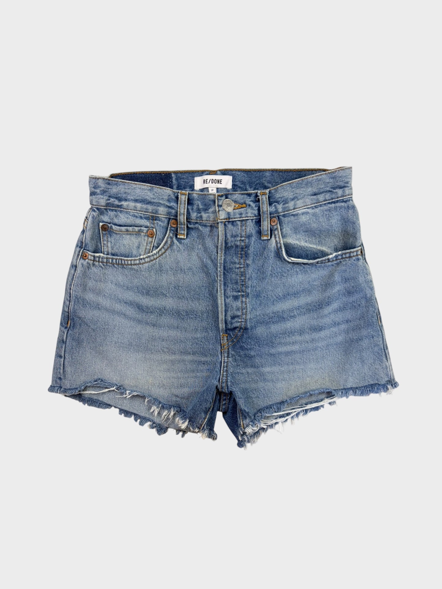 Re-Done Denim Shorts, Size 27