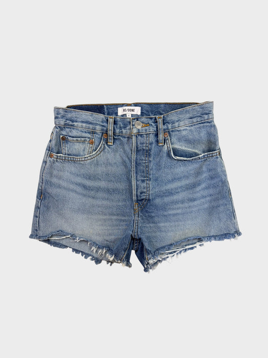 Re-Done Denim Shorts, Size 27
