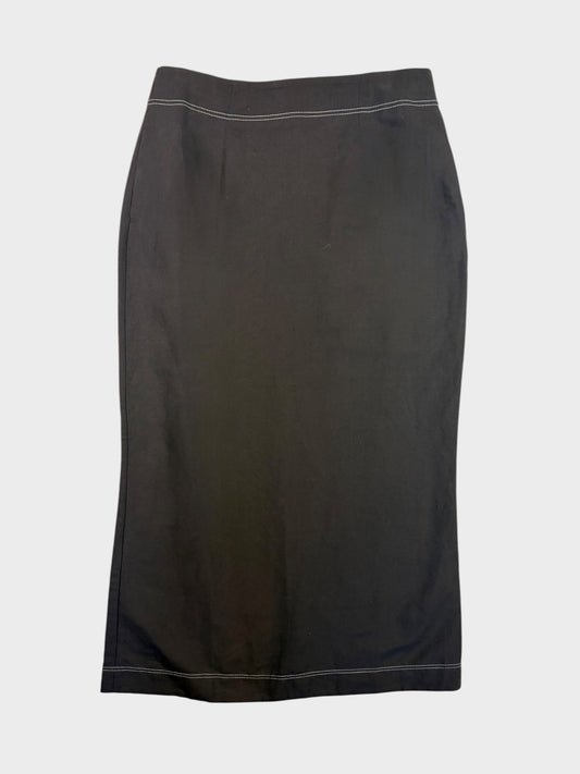 Aligne Linen Blend Skirt, Size 10