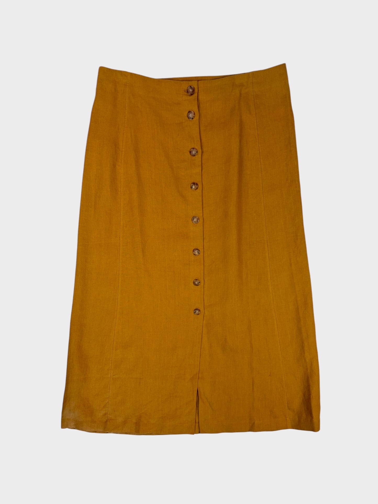 Sezane Linen Skirt, Size 42